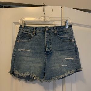 Free People Vintage High Rise Jean Shorts